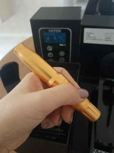 Máquina de Tatuagem Pen Aston + Fonte Aston MA-1