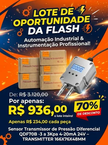 Lote de Oportunidade da Flash - Automação Industrial & Instrumentação Profissional!