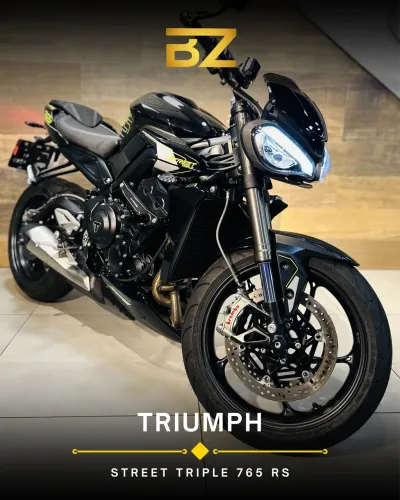 TRIUMPH STREET TRIPLE 765 RS - Baixo Km - Impecável