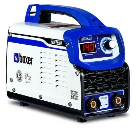 Máquina de Solda Inversora Boxer Touch 150 BV 140A Bivolt Automática Digital