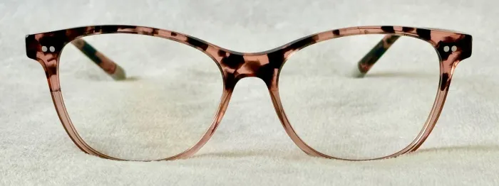 Armação de óculos de grau, Calvin Klein, cor tartaruga rosé