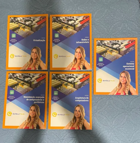 Livros de Hardware e Redes Evolutime