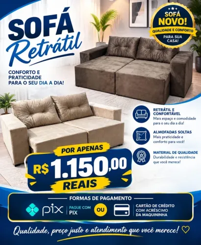 SOFÁS RETRÁTEIS