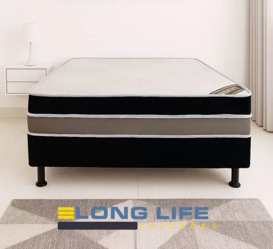 Vendo cama box casal espuma D33 barato *