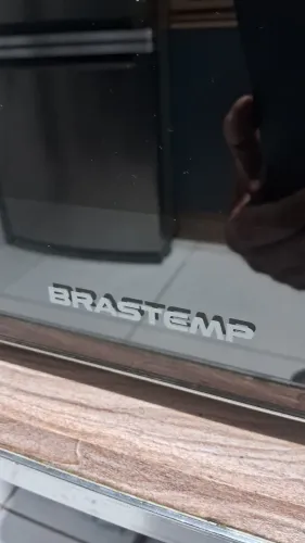 Micro-ondas todo inox com grill conservado para conserto, retirada no local