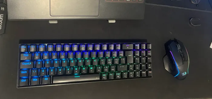 Teclado e Mouse Gamer Sem Fio 2.4GHZ Redragon