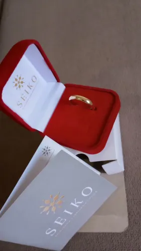 ALIANÇA DE OURO 18K NOVA - OPORTUNIDADE IMPERDÍVEL!