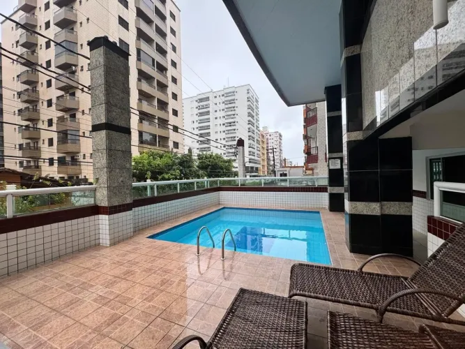 Apartamento com 2 dormitórios à venda, 74 m² por R$ 410.000,00 - Ocian - Praia Grande/SP
