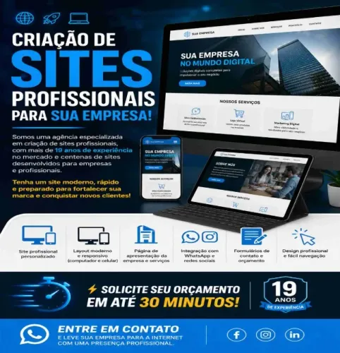 SItes modernos com entrega super rpida !