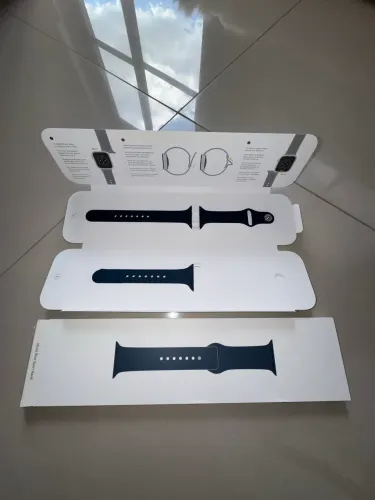 Pulseira Apple Watch Esportiva 40mm Azul Escuro S/M e M/L Original APPLE
