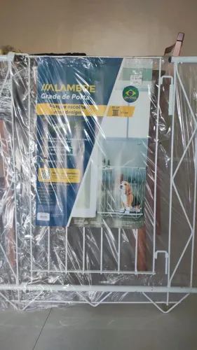 Grade de porta cachorro pet 