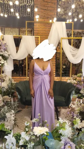 Vestido de festa lilas/lavanda