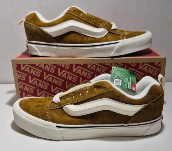 Tênis Vans Knu Skool Unissex Nº41 Pig Suede Bronw - Original, novo e na caixa