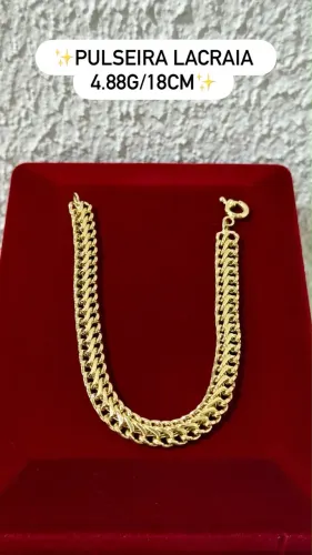 Pulseira de ouro 18k 4.88g Nova | Certificado de garantia | Loja física