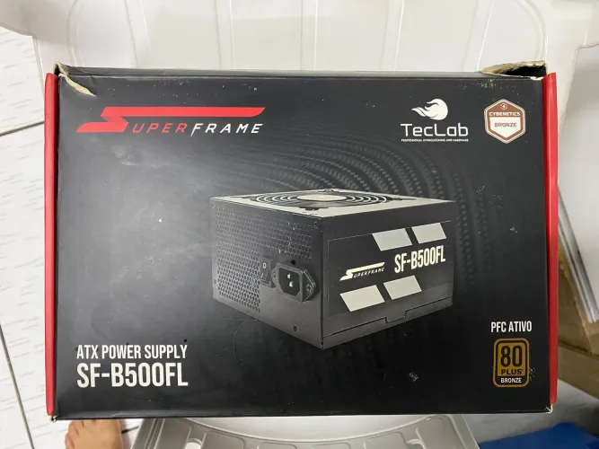 Fonte para PC 500W - 80 plus 