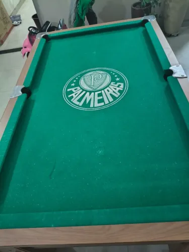 Mesa de bilhar personalizada Palmeiras