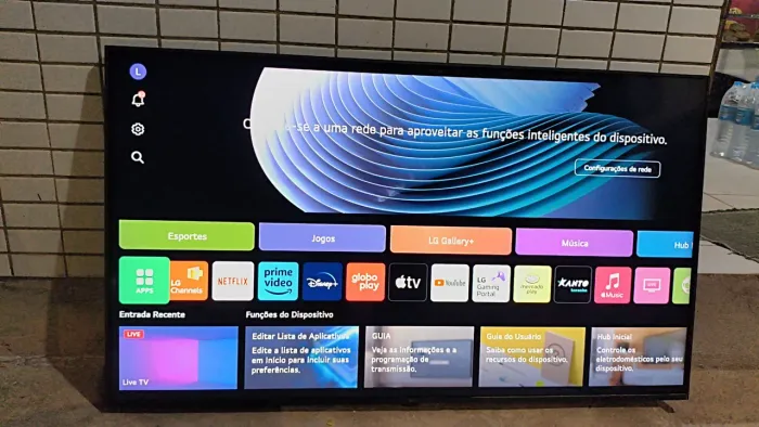Tv Smart LG 50 Polegadas 4k Ultra HD Nanocell Completa Nova tela no Plástico