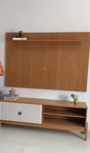 Rack Com Painel Fresado (Produto Novo)