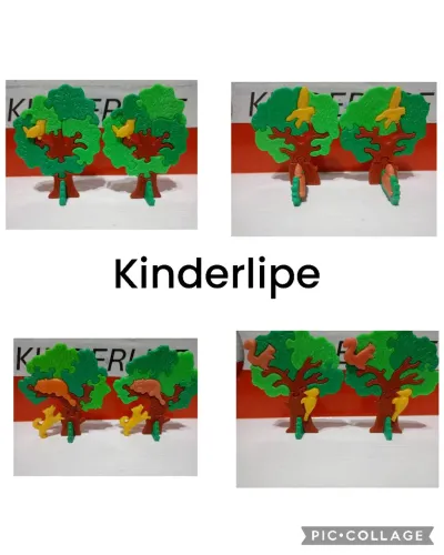 Kinder ovo Árvores Puzzle