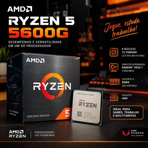 Ryzen 5 5600G usado 3 meses
