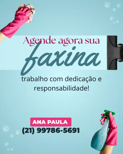 Faxineira Excelente! 