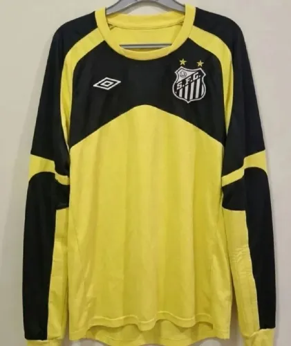 Camisa Original 2011 Goleiro Manga Longa Santos FC Amarela Umbro Tamanho G