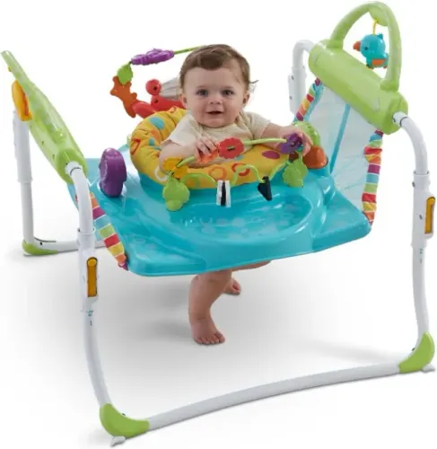 Aluguel Jumperoo Primeiros Passos Fisher-Price - Pula-Pula e Andador 2 em 1