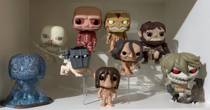Coleção Funkos Attack on titan
