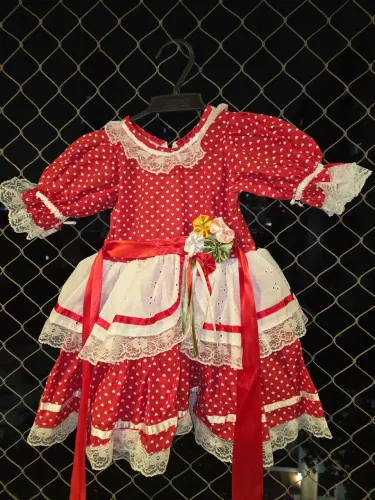 Vestido infantil para Festa Junina