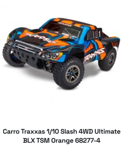 Carro Traxxas 1/10 Nitro Slash RTR 2WD TSM Hawaiian