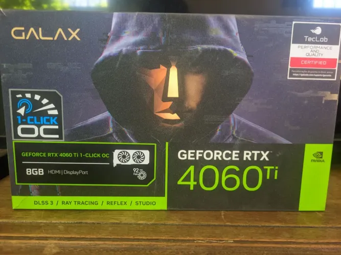 Caixa RTX 4060ti Galax
