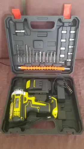 Conjunto parafusadeira, furadeira