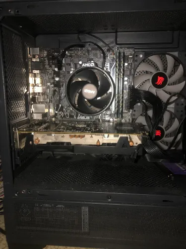 kit placa mãe e processador Am4