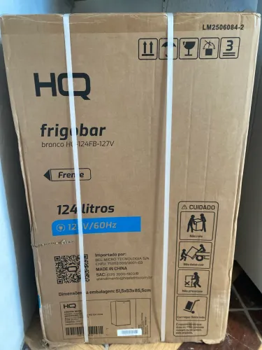 FRIGOBAR NOVO LACRADO C NOTA