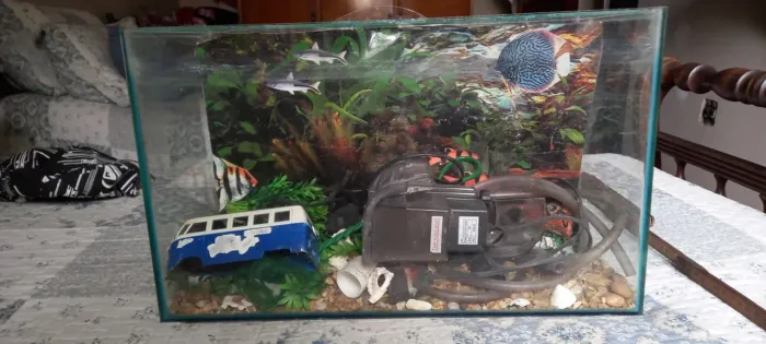 Aquário 45 comp.20 larg, 28alt