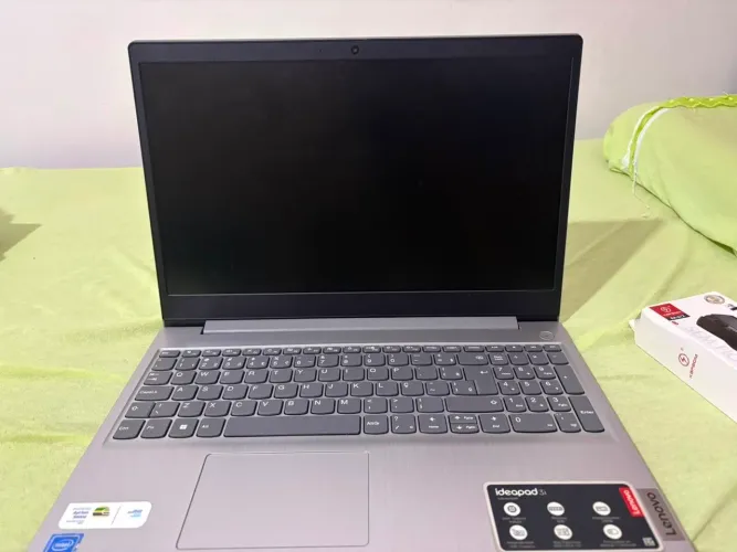 Notebook Lenovo IdeaPad 3i 15" SSD 128GB + Mochila e Mouse Sem Fio