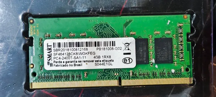 Memória RAM Notebook Smart / Lenovo 4GB DDR4 2400MHz (PC4-2400T)