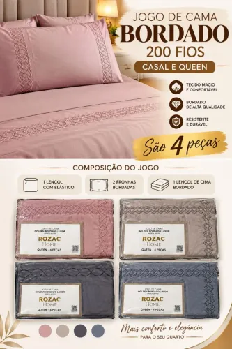 Jogo de cama 4 peças