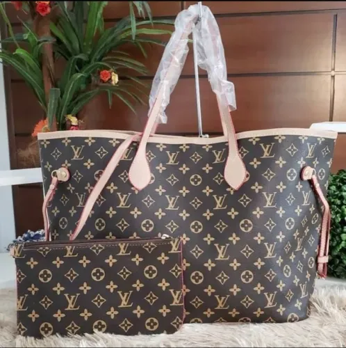 Bolsa Louis Vuitton Neverfull MM em Tela Monograma Feminina - de Ombro / Confecção Luxo