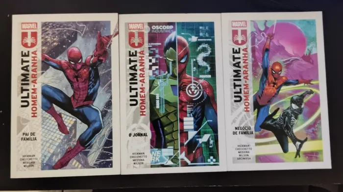 Ultimate homem aranha 1 a 3