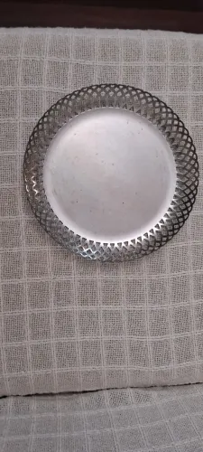 Bandeja redonda de inox Meridional