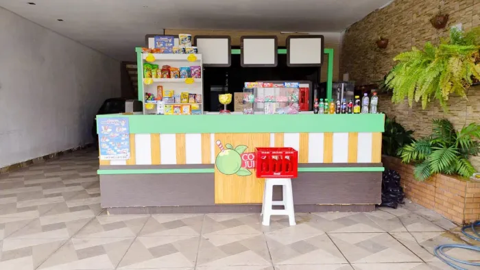 Quiosque de madeira ótimo para o seu negócio