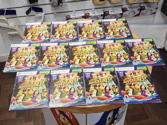 Pacote de jogos kinect adventures de xbox 360 com 13 jogos