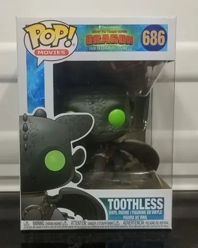 funko pop 686 toothless banguela como treinar seu dragão