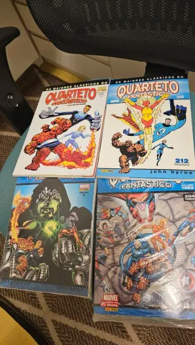 Os maiores clássicos do Quarteto Fantástico completo 4 volumes
