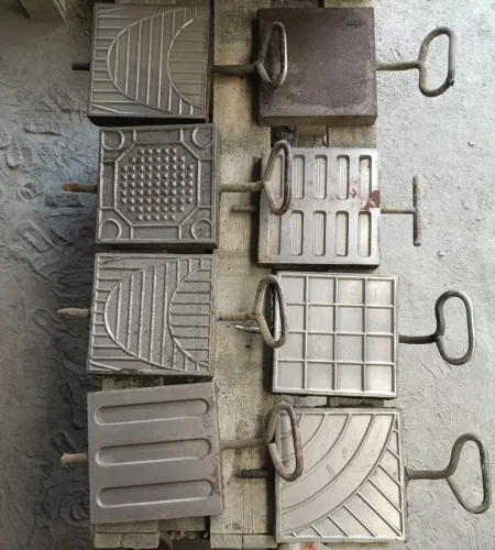 Formas de ferro fundido para ladrilhos hidráulicos de calçada, valor unitário de cada form