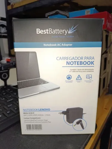 Carregador para NOTEBOOK LENOVO Ideapad - Yoga -  ChromeBook Lenovo e Lenovo Flex
