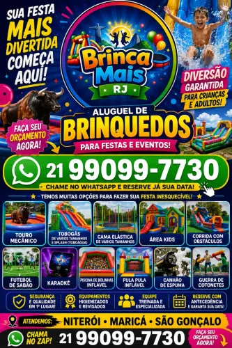     ? Diversão Garantida para sua Festa | Brinca Mais RJ