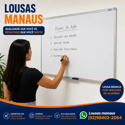 Lousas escolares em manaus temos em diversos tamanhos 