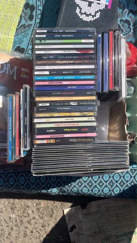 Coleção de CDs de música